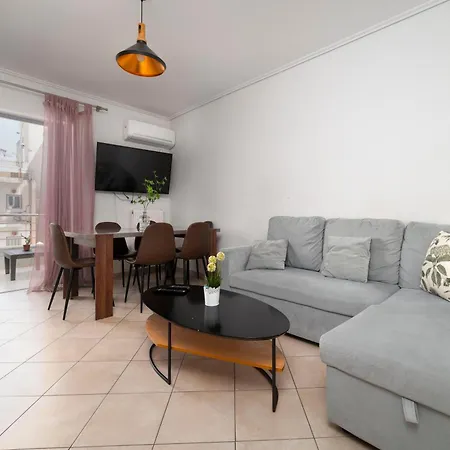 3ba Next To Metro And Center With View Athens